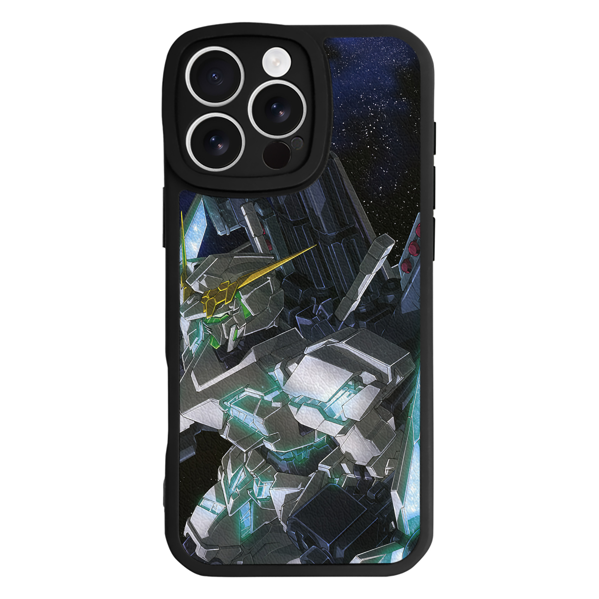 （画像用） 機動戦士ガンダム Mobile Suit Gundam 【iPhone 16シリーズ対応】シリコンスマホケース（レザー調） 材質：シリコン